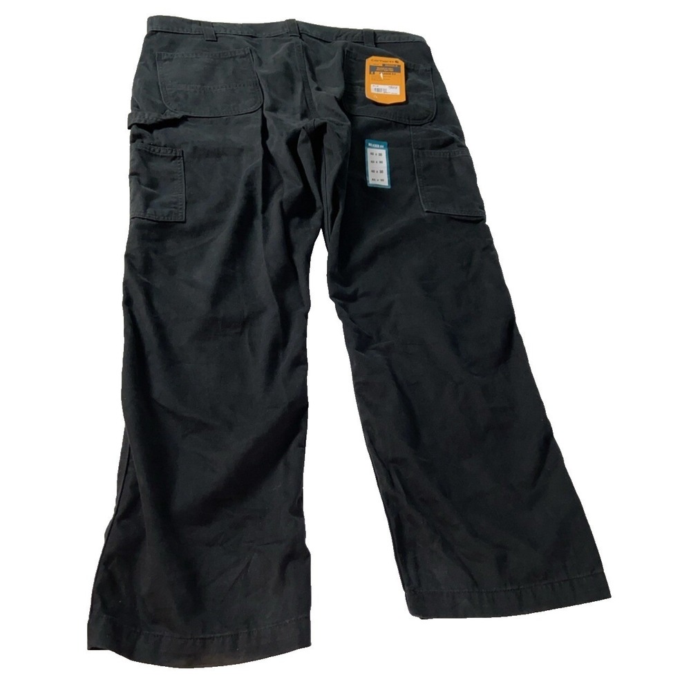 Carhartt Utility Work Pants 40x30 Relaxed Fit Twill BN0324-M Men's Black